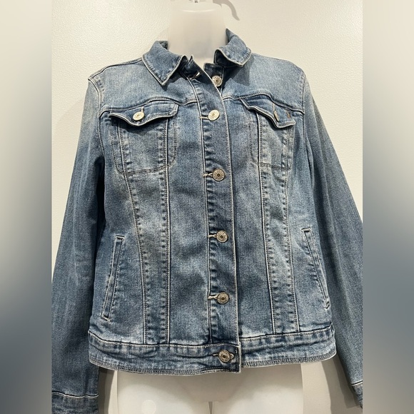 VINTAGE AMERICA women’s Denim Jacket/size S - Picture 2 of 9